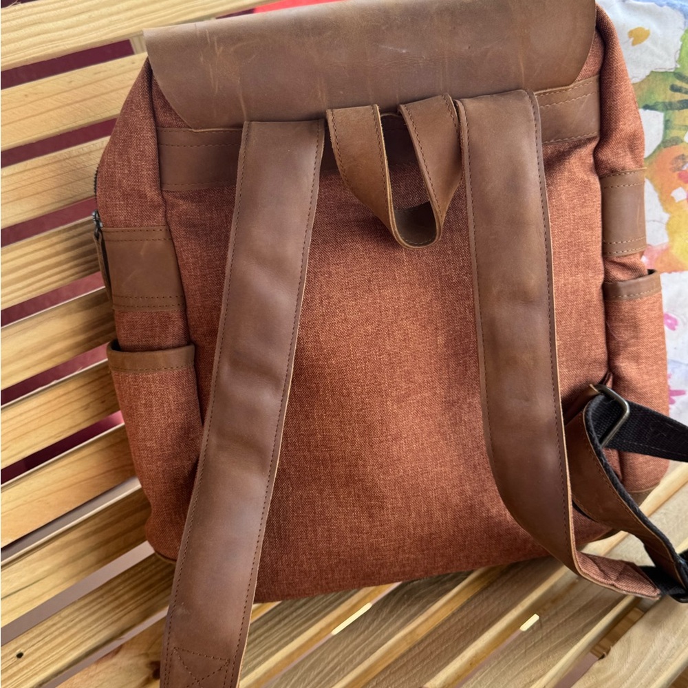Rustic Brown Backpack - image 5